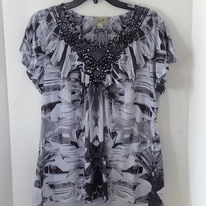 One World Woman Blouse Light Fabric Size L